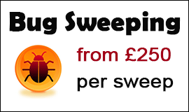 Bug Sweeping Cost in Wickford
